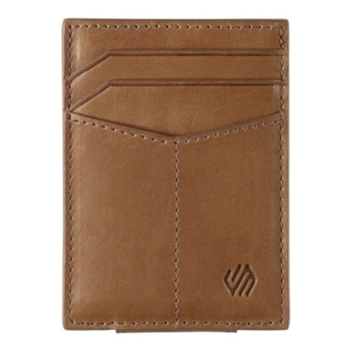 Johnston & Murphy Rhodes Front Pocket Wallet Tan