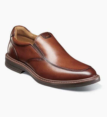 Florsheim Norwalk Moc Toe Slip on Cognac Sherman Brothers Inc
