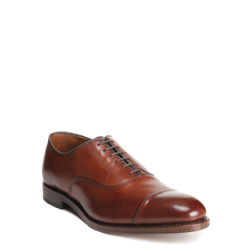 Allen Edmonds Park Ave Cap Toe Walnut Brown Leather Oxford