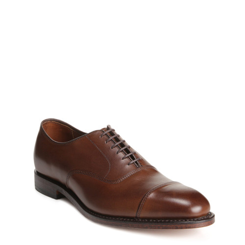 Allen Edmonds Park Ave Cap Toe Dark Chili Leather Oxford - Sherman