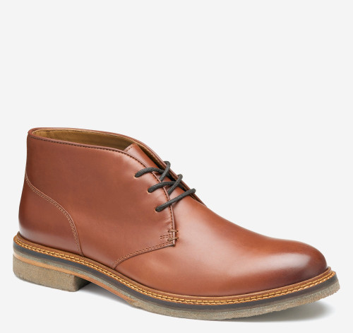 Johnston & Murphy Calder Chukka Mahogany Full Grain