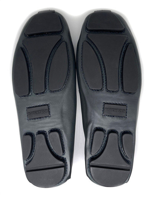 Robert Zur Men's Sven True Glove Penny Driving Moc Navy - Sherman
