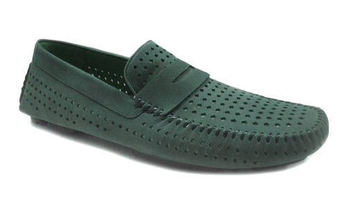Robert Zur Men's Flyer Slate Perf Aquasilk