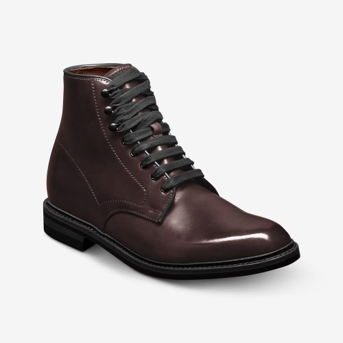 Allen Edmonds Higgins Mill Shell Cordovan Leather Boot Burgundy Cordovan Leather