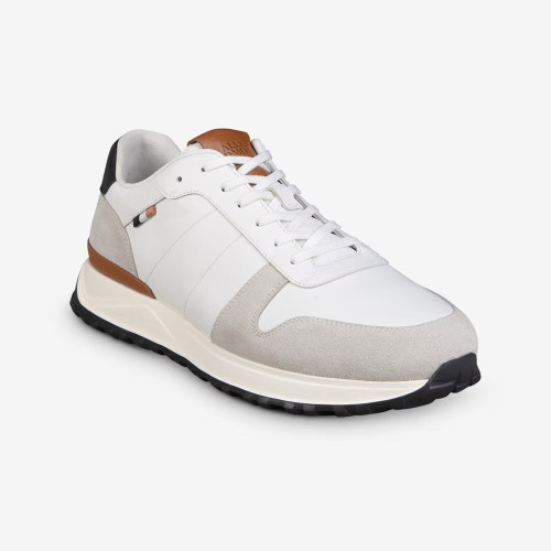 Allen Edmonds Lawson Lace-up Sneaker White Leather 