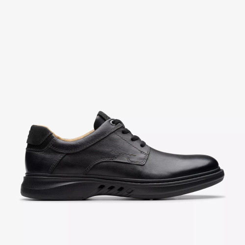 Clarks Men's Un Briley Pace Black Leather
