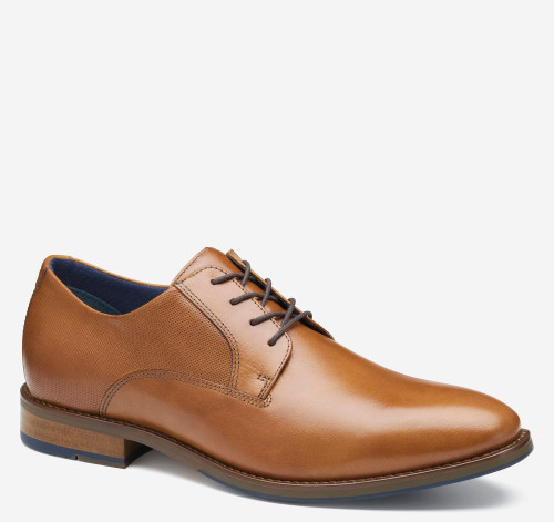 Johnston & Murphy Landry Plain ToeTan Full Grain