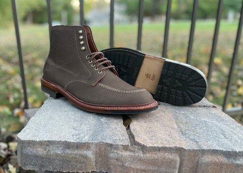 Alden Limited Edition "INDY" Boot In tumbled Clay Nubuck and commando sole 