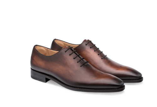 Mezlan Pamplona Cognac Whole Cut Plain toe oxford Clearance Only