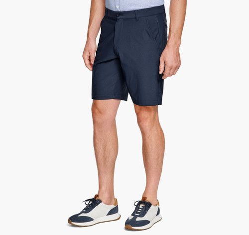 Johnston & Murphy XC4 Performance Flat-Front 9'' Shorts Navy