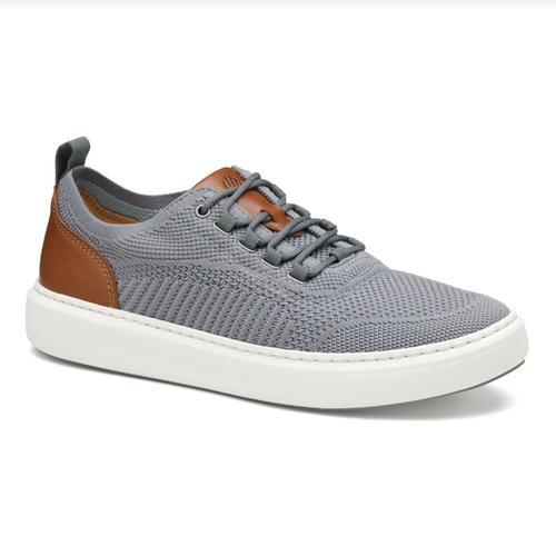 Johnston & Murphy Men's Anders Knit U-Throat Gray Knit