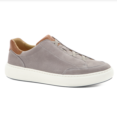 Johnston & Murphy Men's Anders Stretch Lace-To-Toe Gray Nubuck