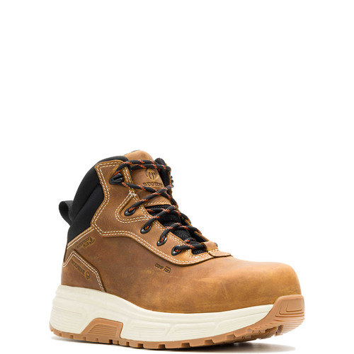 Wolverine Men's Ride Performance Wedge Mid Carbonmax Work Boot Cashew