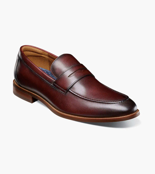 Florsheim Rucci Moc Toe Penny Loafer Cognac - Sherman Brothers Inc