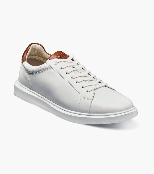 Florsheim Social  Lace To Toe Sneaker White Clearance Only