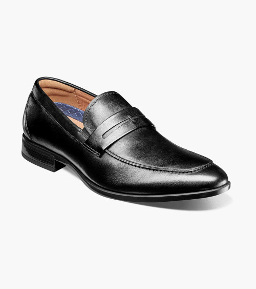 Florsheim Zaffiro  Moc Toe Penny Loafer Black 