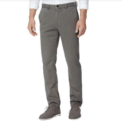 Johnston & Murphy Men's Washed Chinos Gray