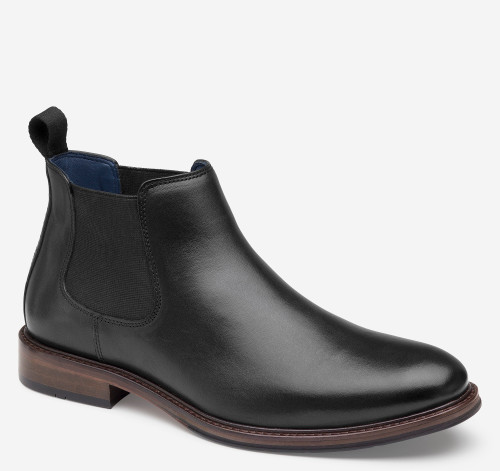 Johnston Murphy Men's XC Flex Raleigh Chelsea Black Full Grain Clearance Only 