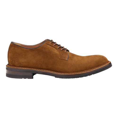 Johnston & Murphy Men's Hartford Plain Toe Oxford Navy Suede Johnston & Murphy Men's Hartford Plain Toe Oxford Navy Suede