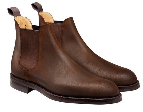 Crockett & Jones Chelsea 5 Rough Out Brown Suede 