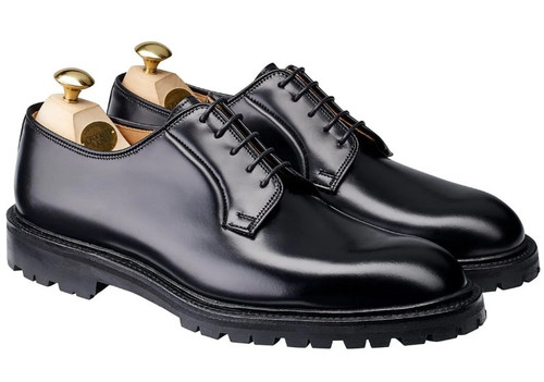 靴 CROCKETT&JONES Lanark3 UK5 Crockett & Jones Lanark 3 Black Calvary Calf - Sherman Brothers Inc