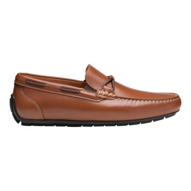 Johnson & Murphy Beck Leather Tan Full Grain Bit Loafer 