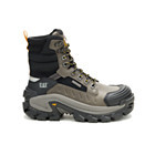 Cat Footwear Men's Invader Max 8" Waterproof Thinsulate™ Composite Toe Work Boot Gargoyle
