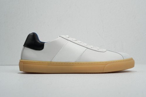 G. Brown Jolt Calfskin Sneaker  White 