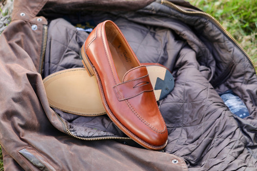 Limited Edition Alden Spruce St. Penny Slip on Tan Michigan  Calfskin # D5210 DEPOSIT ONLY!