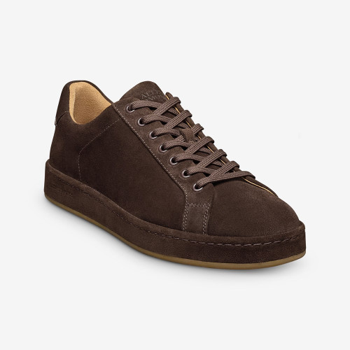 Allen Edmonds Barnes Lace-up Sneaker Polo Brown Suede
