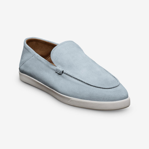 Allen Edmonds Gino Loafer Light Blue Suede