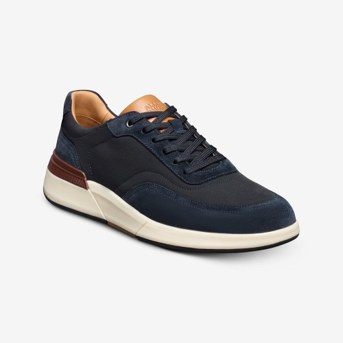 Allen Edmonds Gramercy Sport Sneaker Light Navy Fabric & Suede