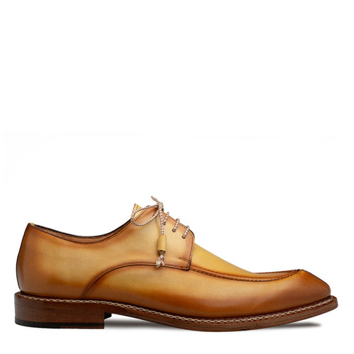 Mezlan Belmonte Patina Calf Derby Dark Mustard