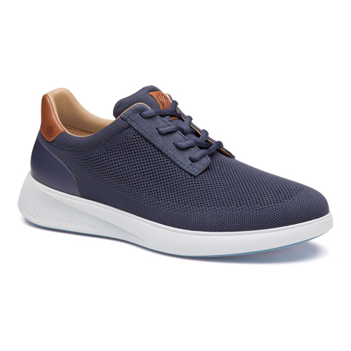 Johnston & Murphy Ackerson Navy Knit Plain Toe 