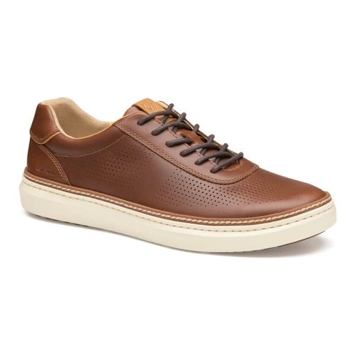 Johnston & Murphy McGuffey 2 Perfed U-throat Tan Full Grain 