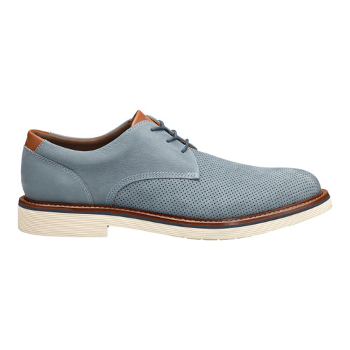 Johnston & Murphy Tyson Perfed Plain Toe Denim Nubuck 