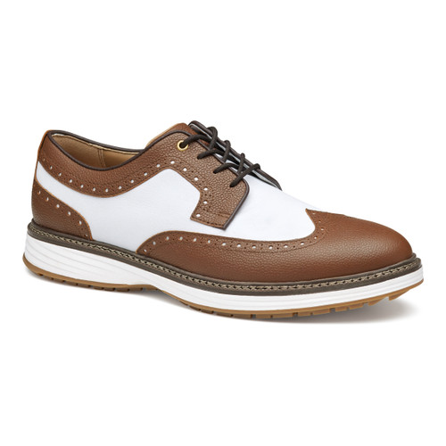 Johnston & Murphy UPTON G3 Luxe Hybrid Tan/white Waterproof Scotch Grain