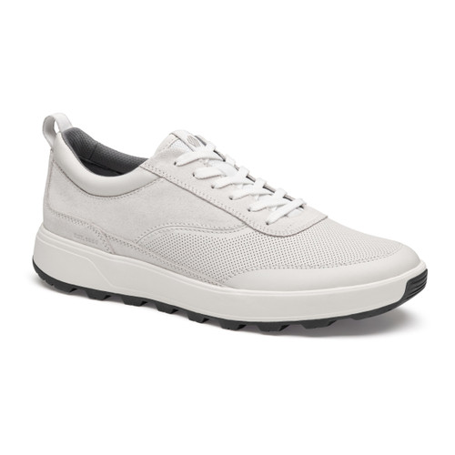 Johnston & Murphy Lucas U-Throat White Full Grain/Suede