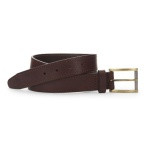 Johnston & Murphy Bardon Leather Belt Brown