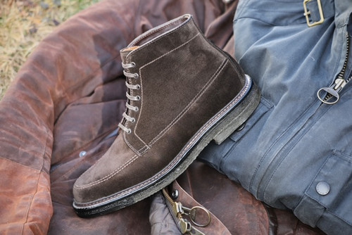 Pre-Order Limited Edition "Herbie" -Michigan Boot in Humus Suede DEPOSIT ONLY