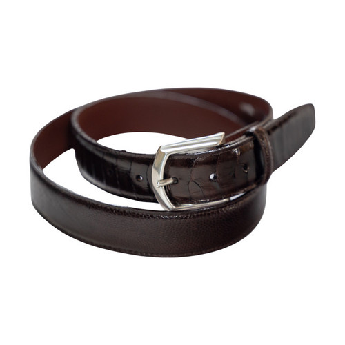 Torino Genuine Ostrich Leg Belt Brown