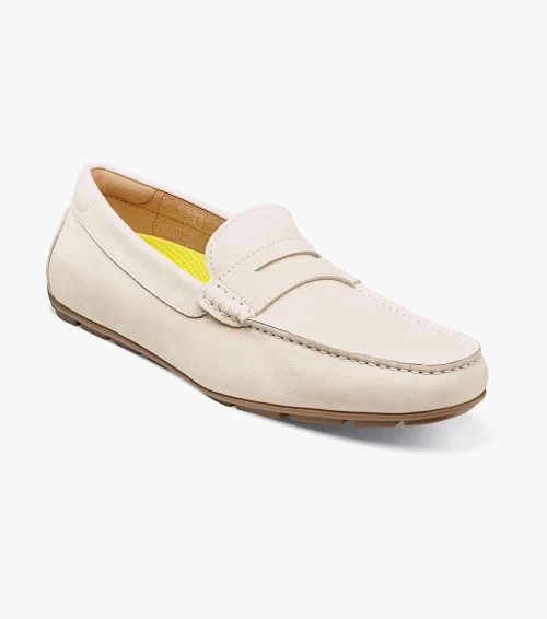 Florsheim Motor Smooth Moc Toe Penny Driver Ice 