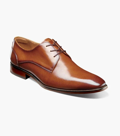 Florsheim Sorrento Lux Plain Toe Oxford Cognac