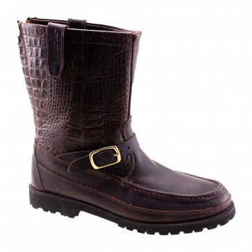 Sherman Brothers Winfield Hunting Boot Briar Croco
