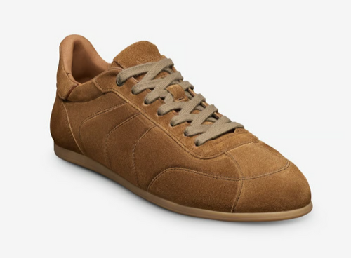 Allen Edmonds Aidan Lace-Up Sneaker Cinnamon Brown Suede
