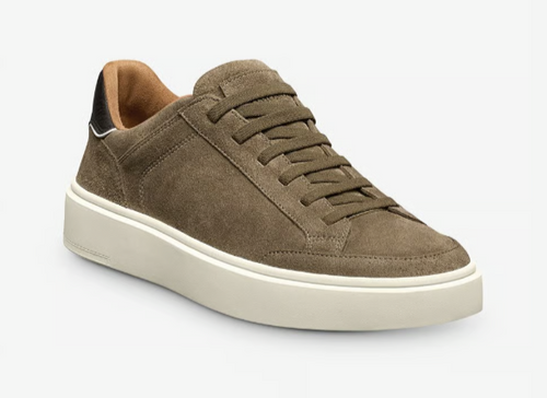 Allen Edmonds Oliver Slip-on Stretch-lace Sneaker Tobacco Suede