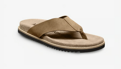 Allen Edmonds Sawgrass Sandal Tobacco Suede