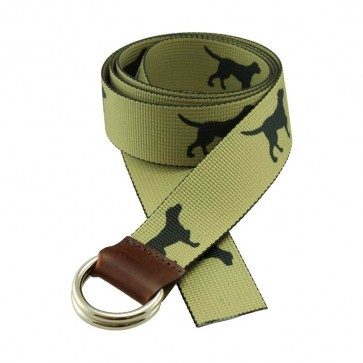 Sherman Brothers Largo D-Ring Web Belt-BlackLab