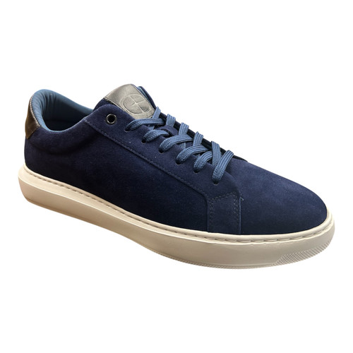 G. Brown Puff 467 Suede Navy Sneaker W/ Black Tab Clearance Only 