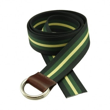 Sherman Brothers Largo D-Ring Web Belt-Regimental